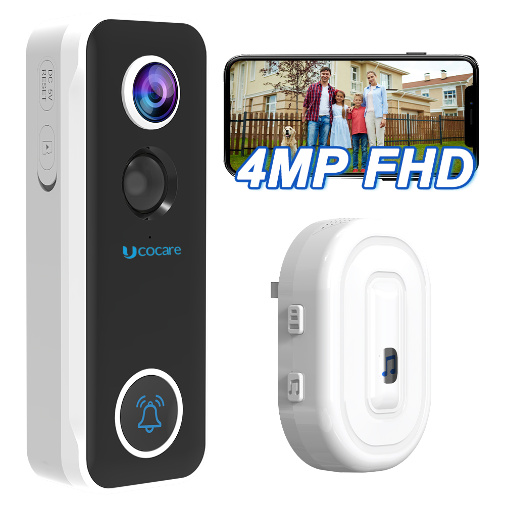 Smart Home Video - Campanello Video Wireless WiFi UCOCARE 4MP