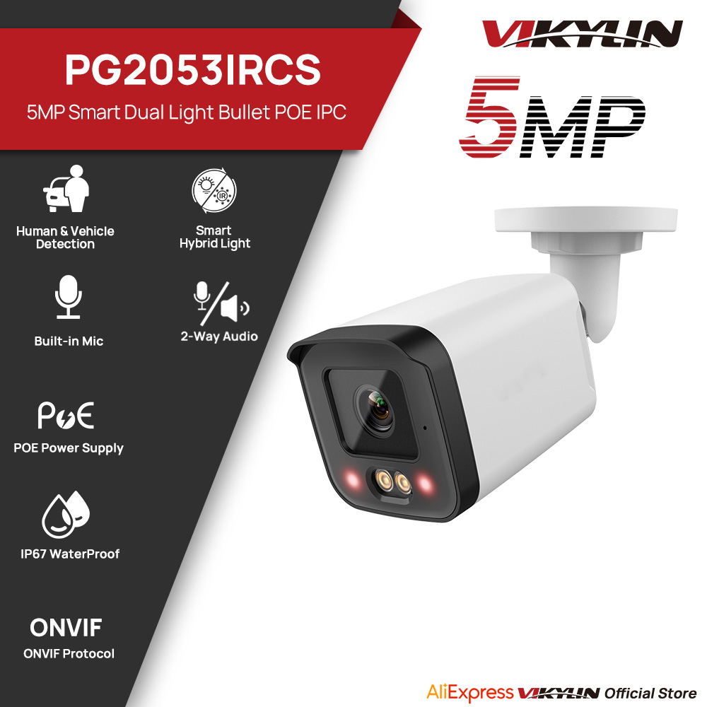 Smart Home Microsoft - Telecamera di sicurezza IP VIKYLIN 5MP,