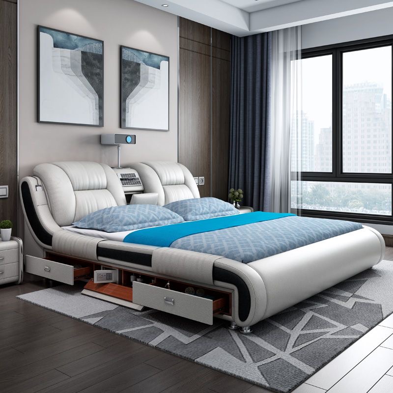Smart Home Plus - Letto Matrimoniale King Size Moderno di
