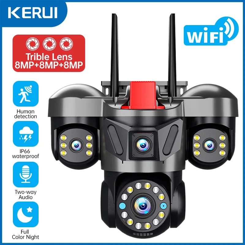 Smart Home Camera Ezviz - KERUI 12K 24MP Telecamera WiFi esterna