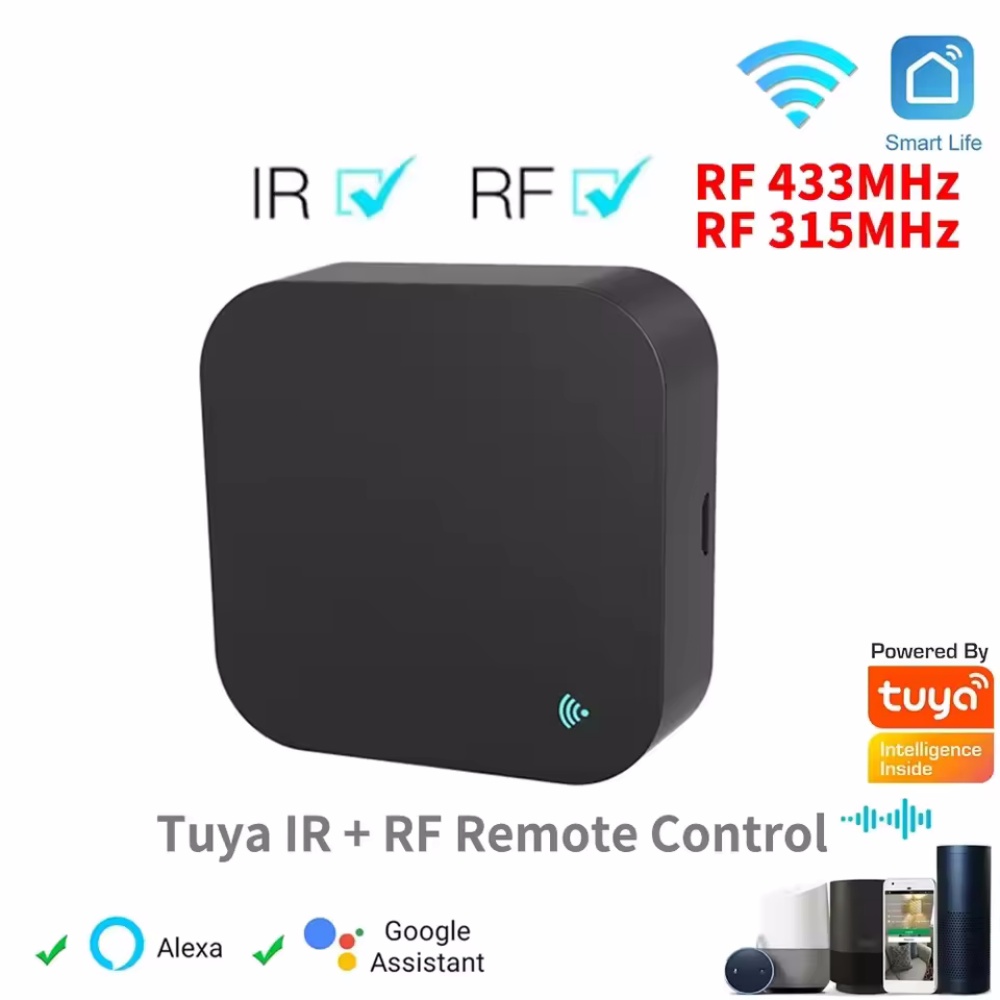 Universal Remote Smart Home - Tuya WiFi RF IR Telecomando 433