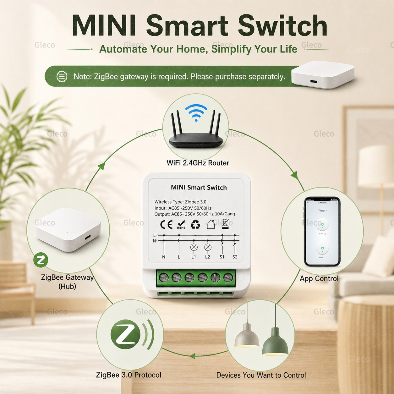 Interruttore Intelligente Zigb - Smart Home Hub 2 recensione e prezzo